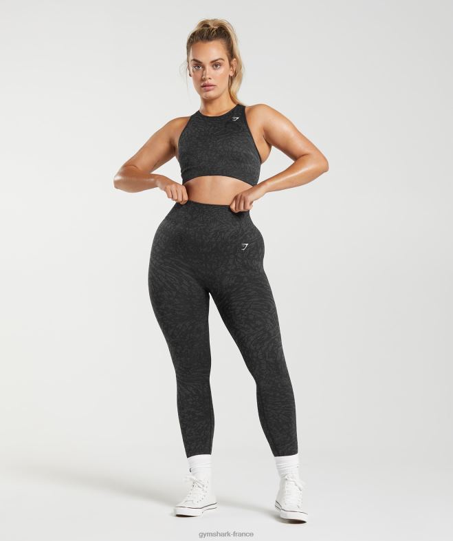 Gymshark adapter les leggings sans couture pour animaux sauvage | noir femmes 6HF28258